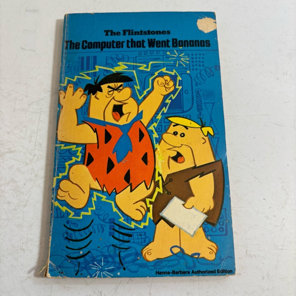 💥5/$25 Vintage The Flintstones The Computer that went Bananas